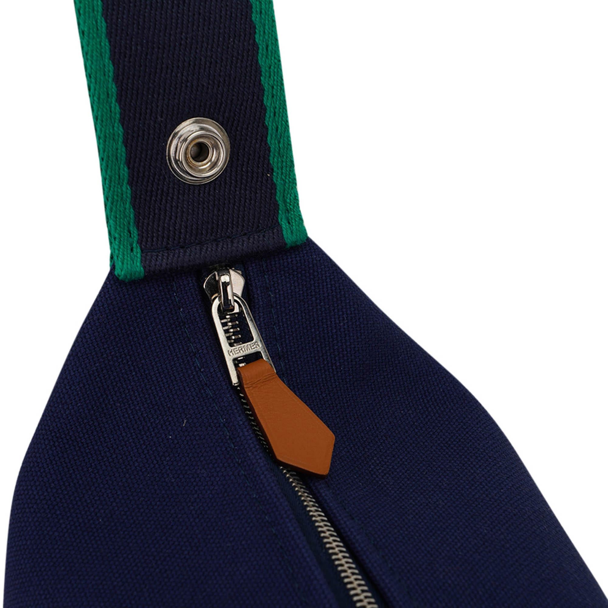 Hermes Bride-à-Brac Pencil Case Marine Trousse de Toilette Small Model 4
