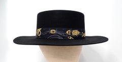 Hermes Brides de Gala Black Dakota Love Rabit Felt Hat