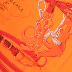 Hermès "Brides de Gala" Dip Dye Silk Twill 90 cm Scarf by Hugo Grygkar, 2010.