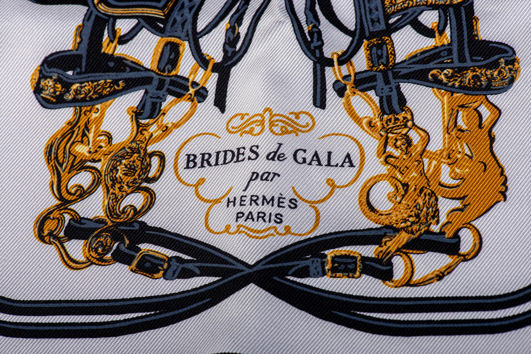 Hermès Brides De Gala Mini Silk Scarf 8