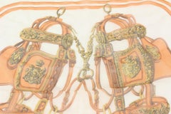Hermès Brides de Gala Sheer Silk Handkerchief 1027h1