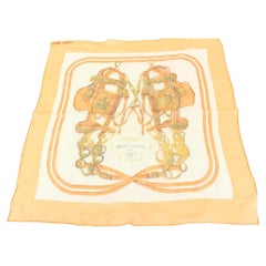Hermès Brides de Gala Sheer Silk Handkerchief 1027h1