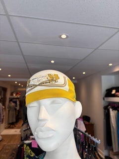 Hermes "Brides de Gala" Silk Hair Band with Pouch and COA