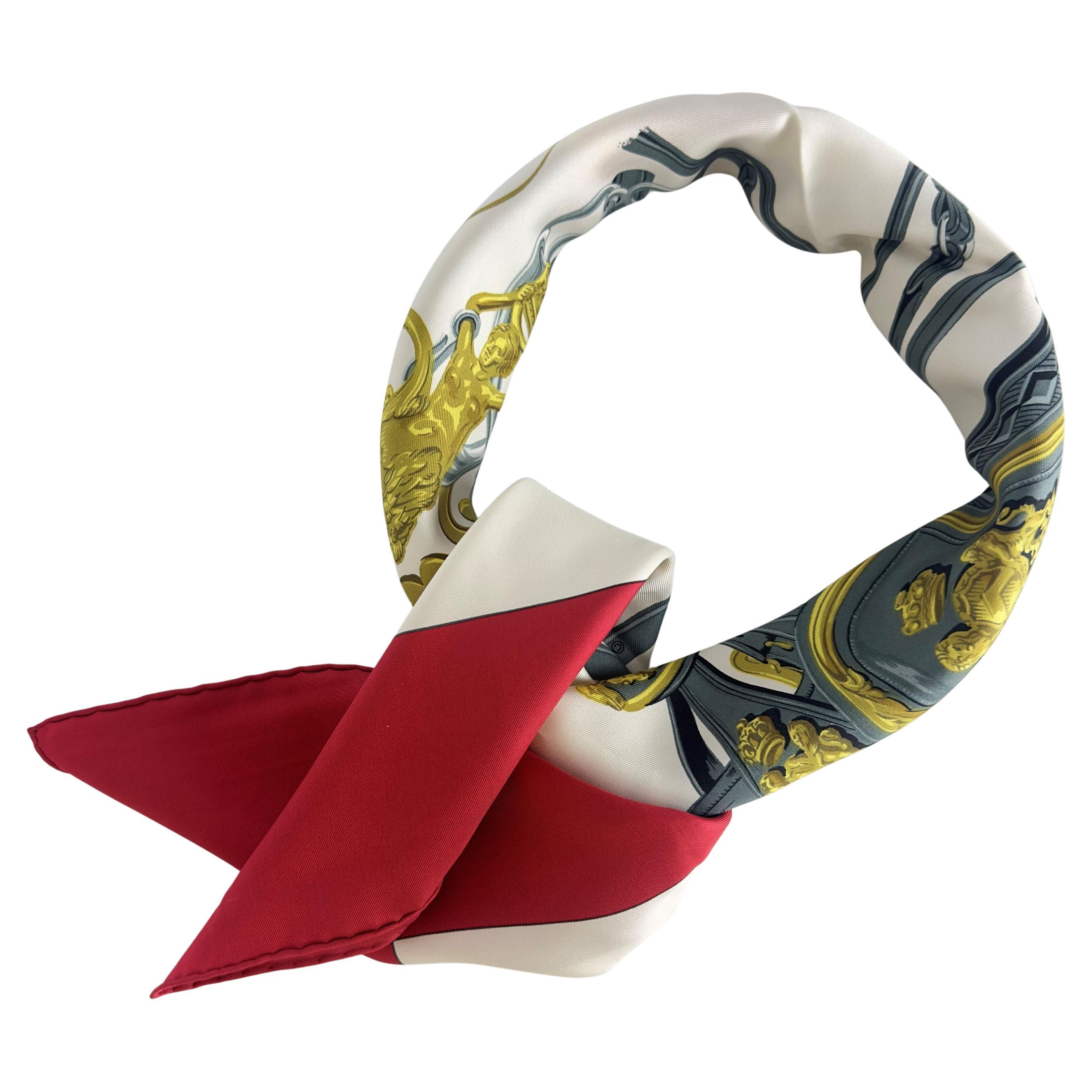 Sciarpa di seta Hermès Brides de Gala by Hugo Grygkar, Circa 1990