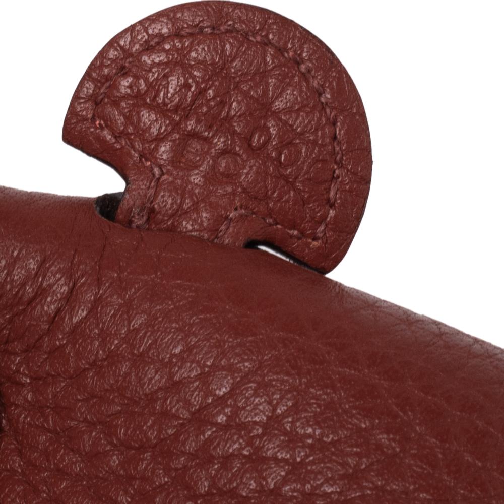 Hermes Brique Clemence Leather Evelyne 16 TPM Bag 6
