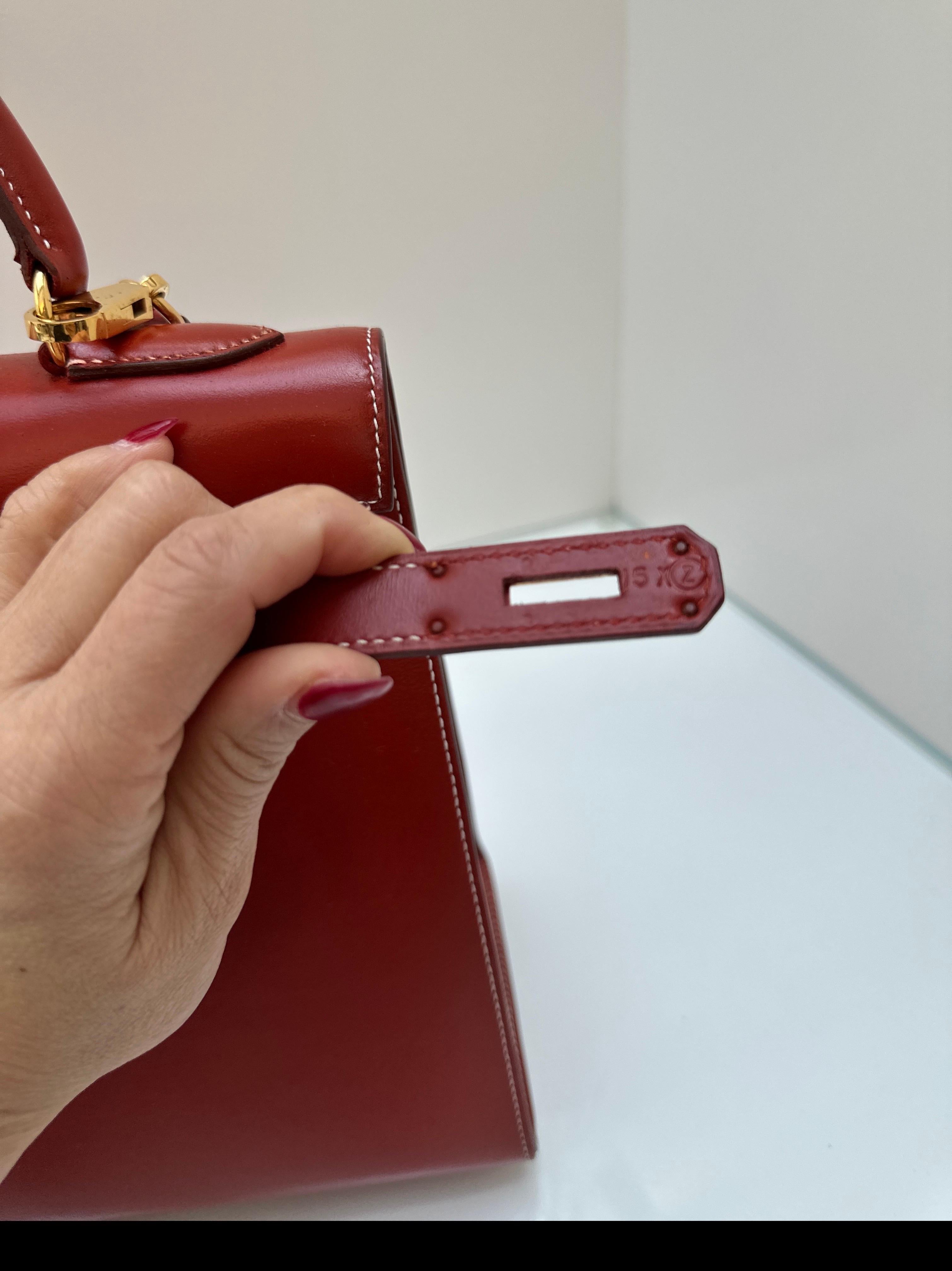 Hermes Brique Kelly 32 Bag For Sale 5