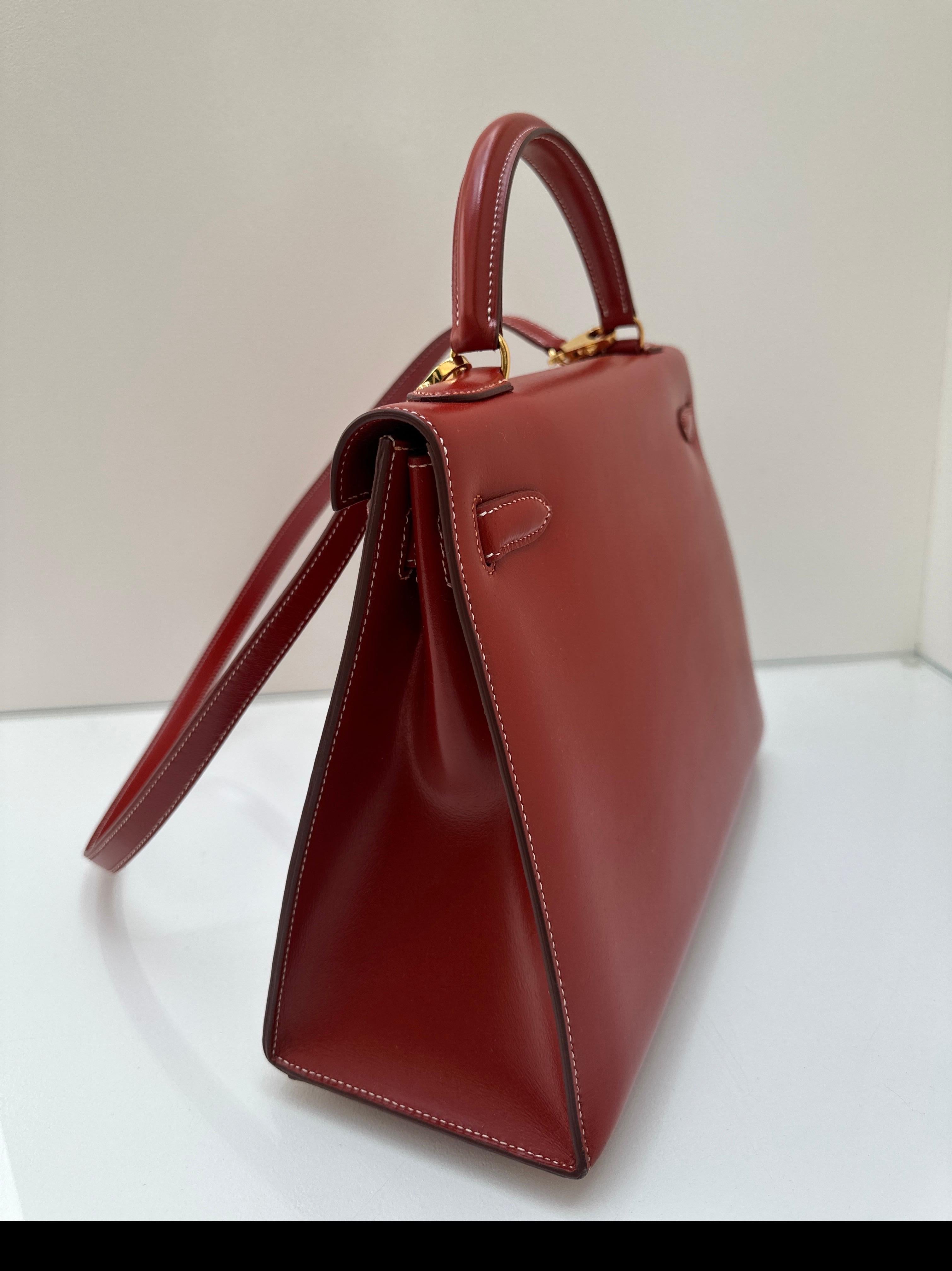 Hermes Brique Kelly 32 Bag For Sale 1