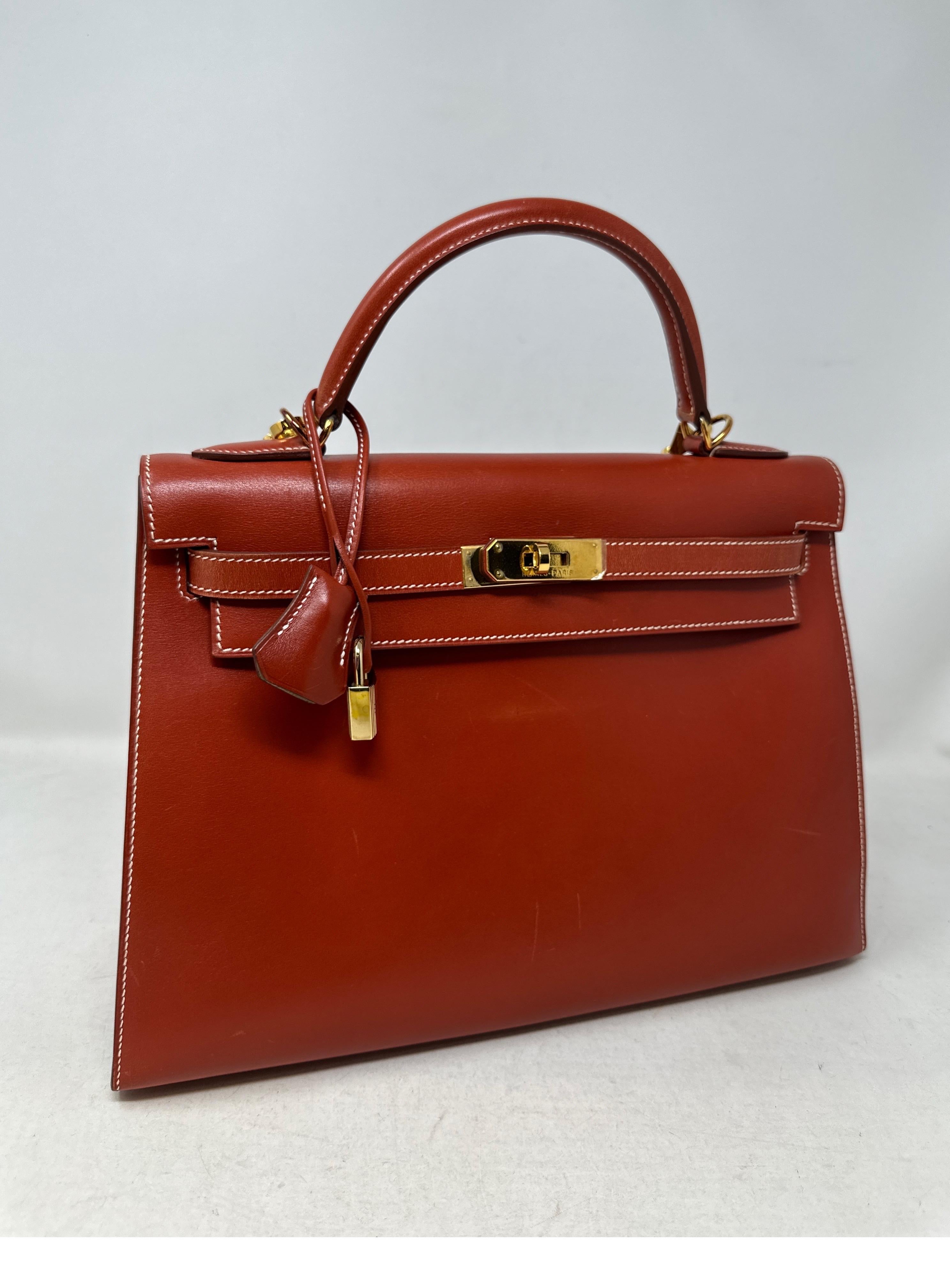 Hermes Brique Kelly Bag  12