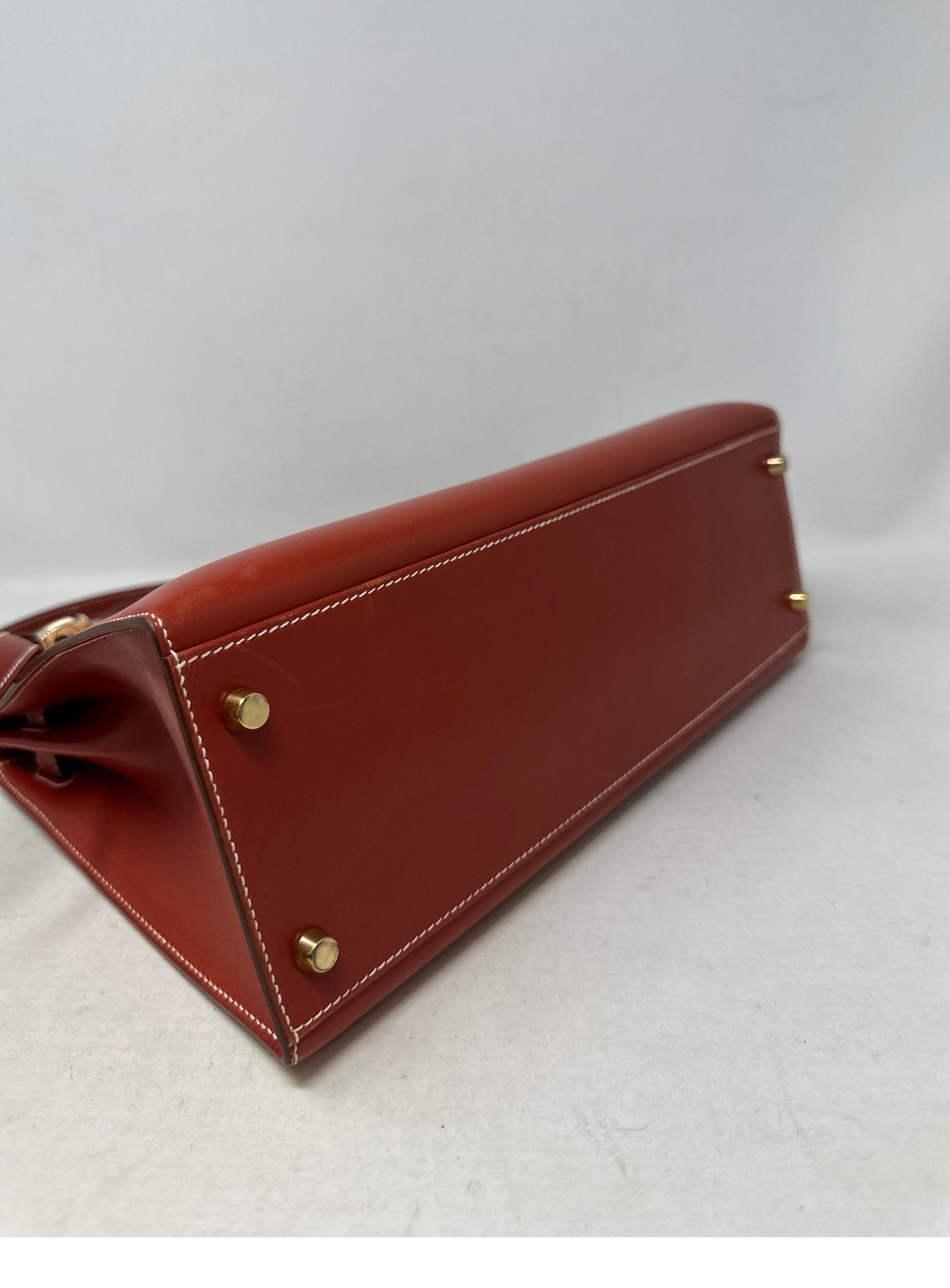 Hermes Brique Kelly Bag 15