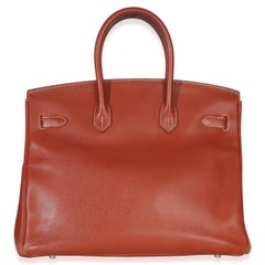 Hermès Brique Poitron Candy Epsom Birkin 35 PHW