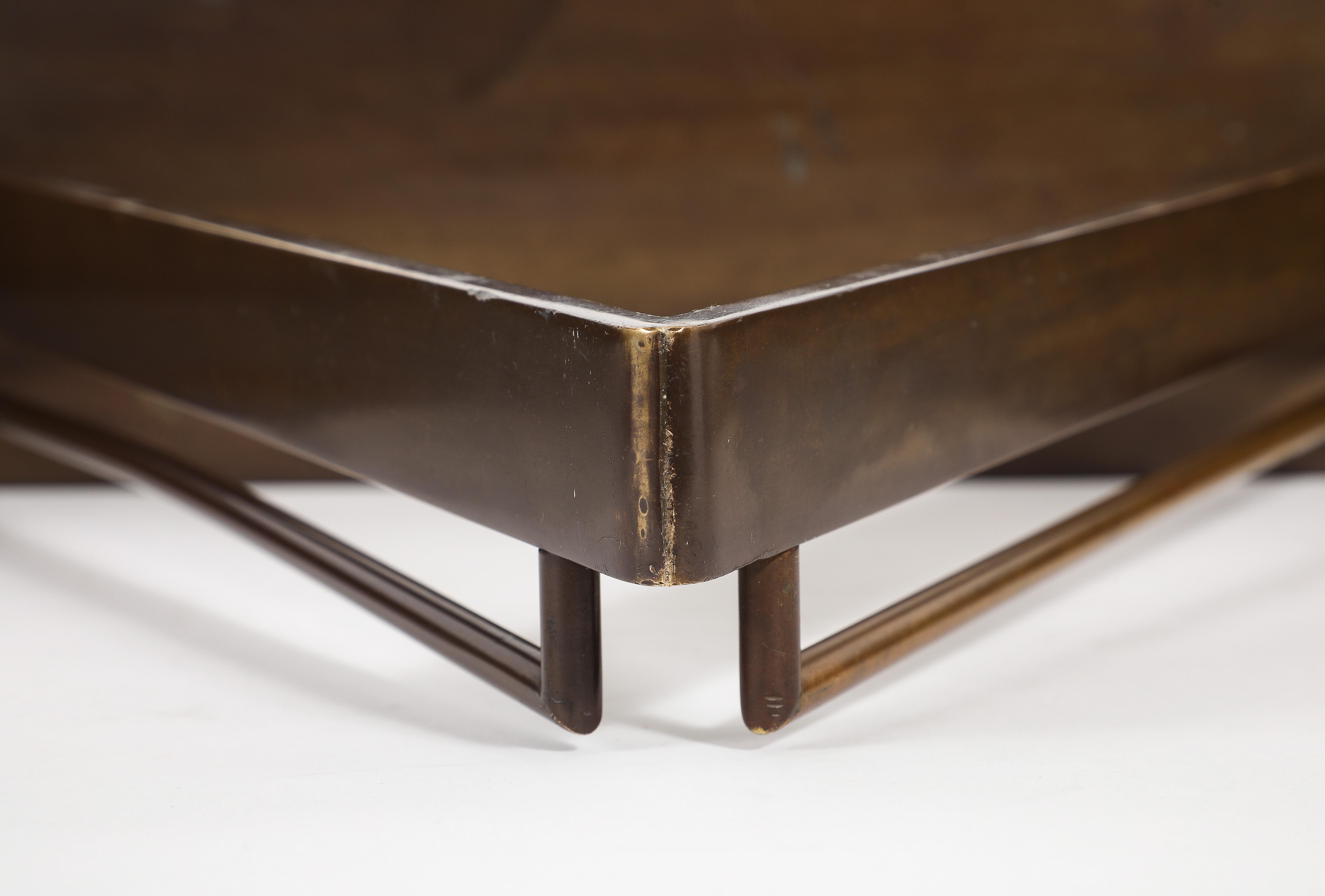 Hermes Bronze Console or Coatrack, France 1940's For Sale 4