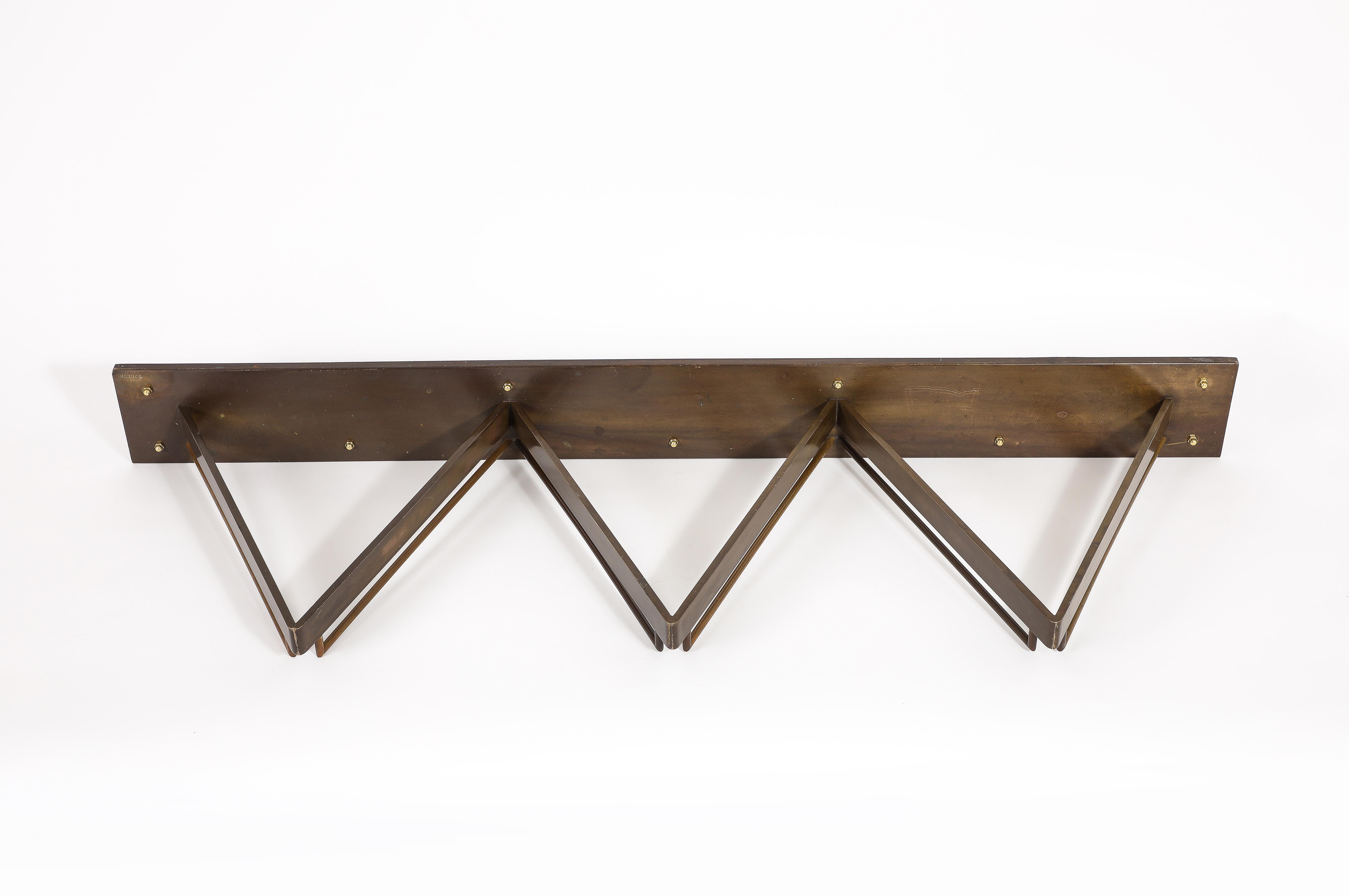 Hermes Bronze Console or Coatrack, France 1940's For Sale 6