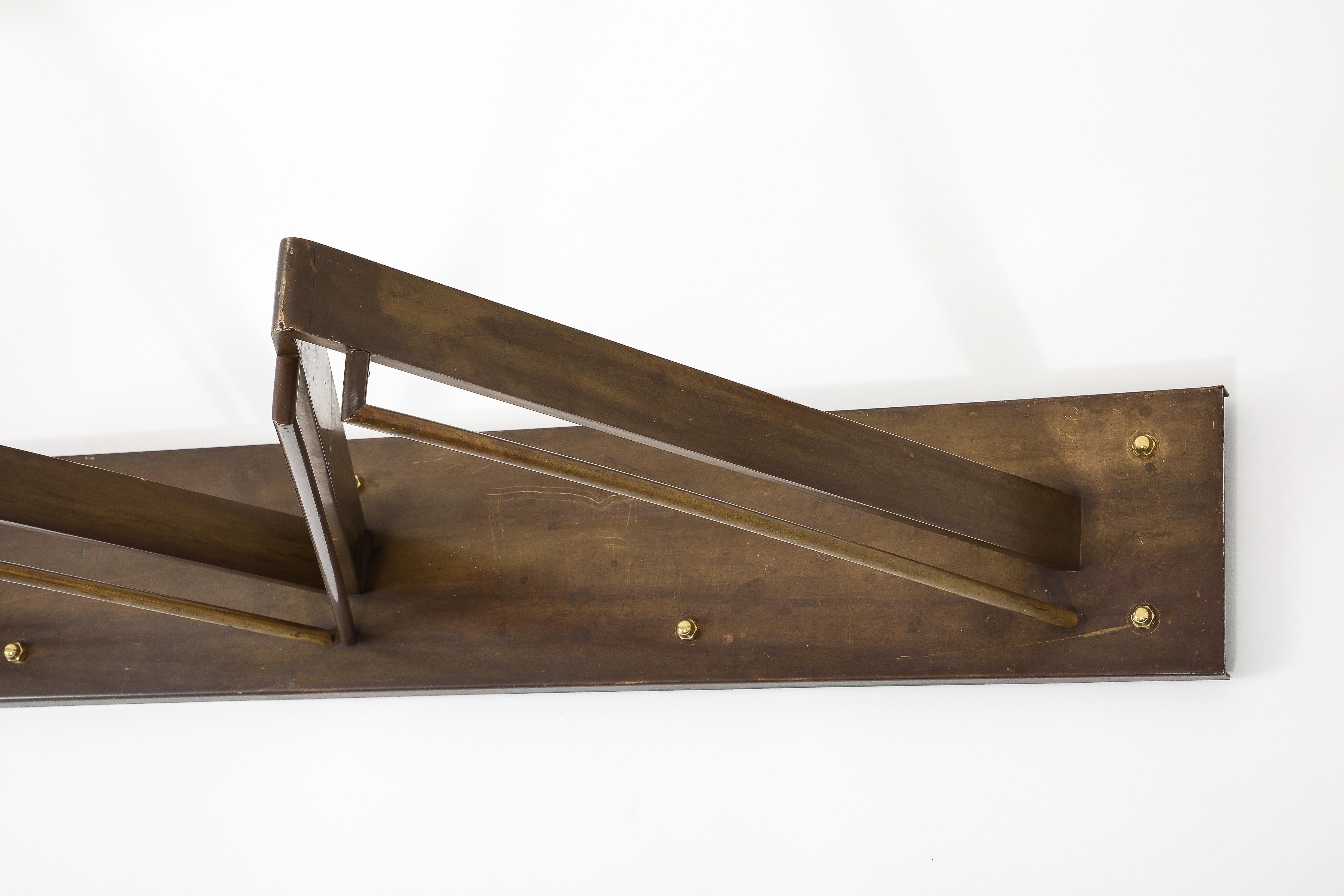 Hermes Bronze Console or Coatrack, France 1940's For Sale 9