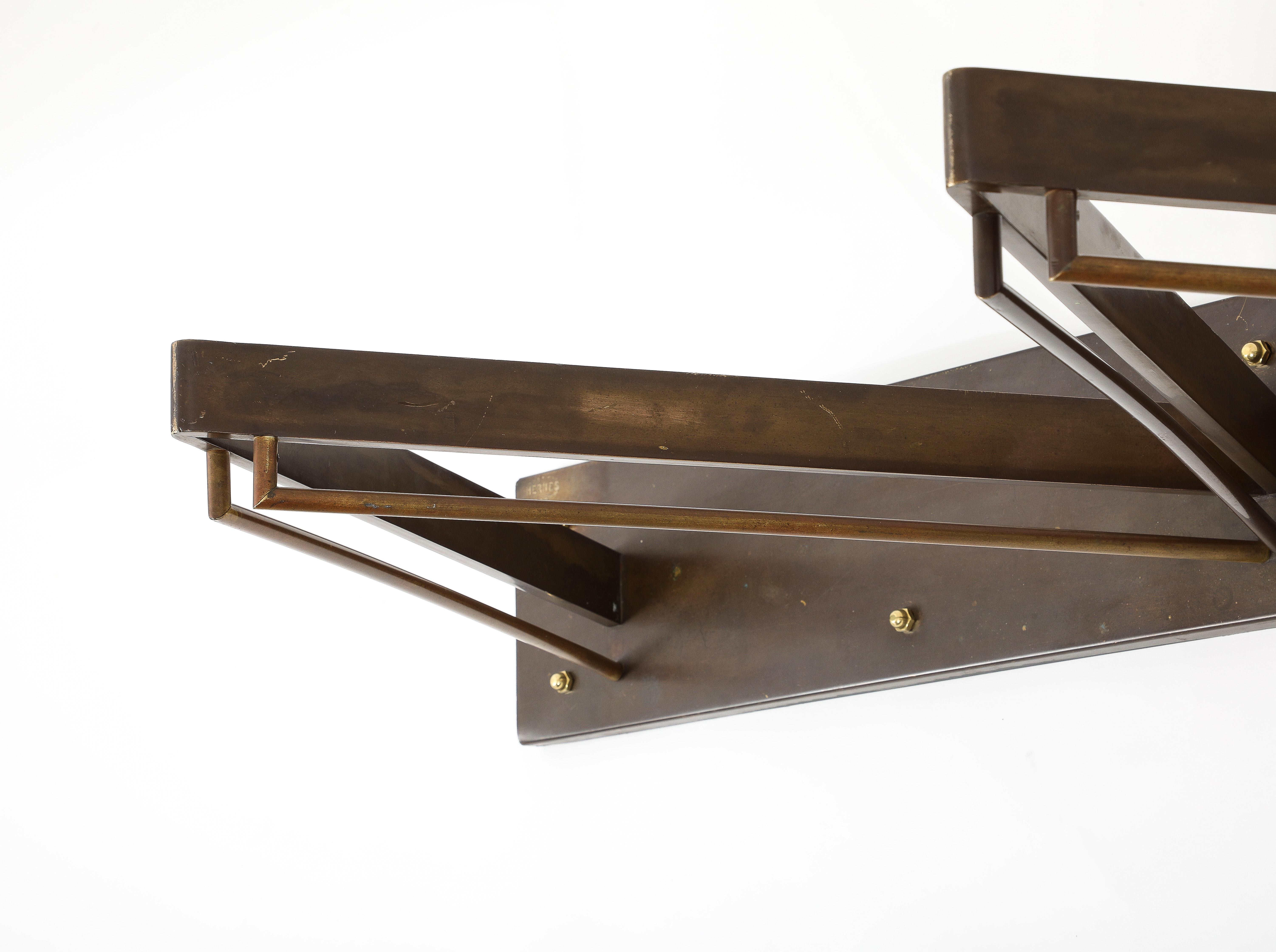 Hermes Bronze Console or Coatrack, France 1940's For Sale 10