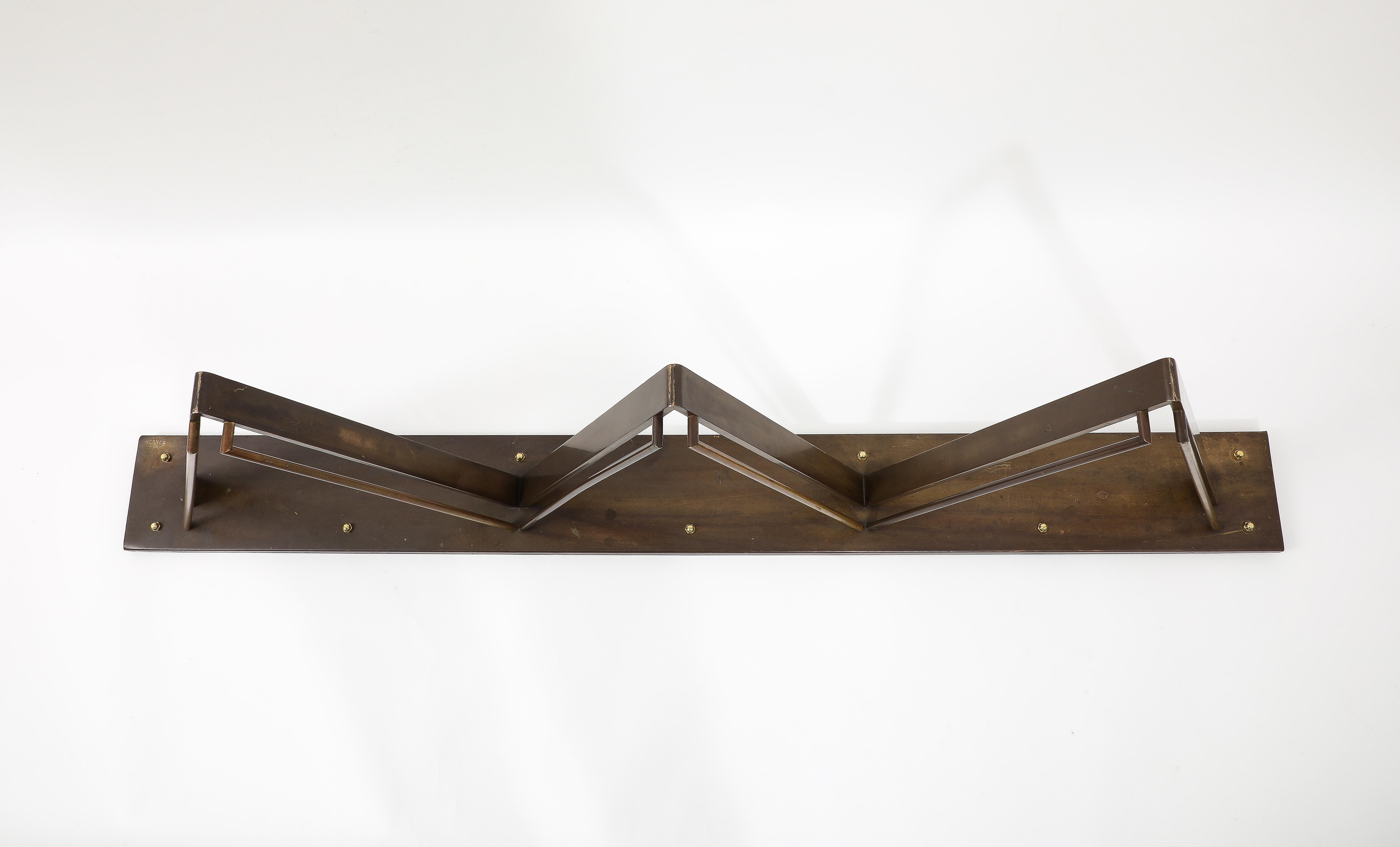 Hermes Bronze Console or Coatrack, France 1940's For Sale 11