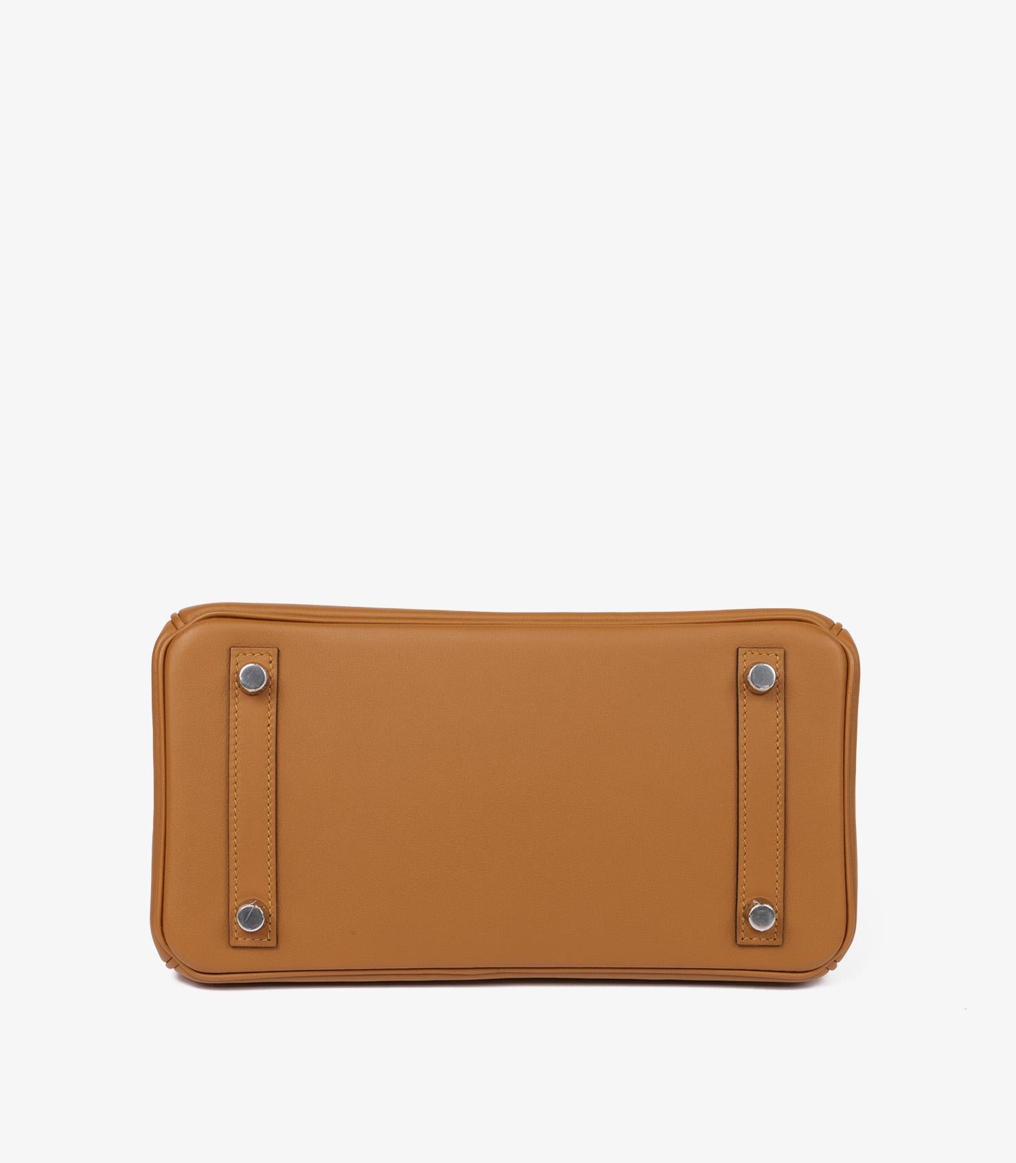 Hermès Bronze Dore Swift Leder Birkin 25cm Retourne 1