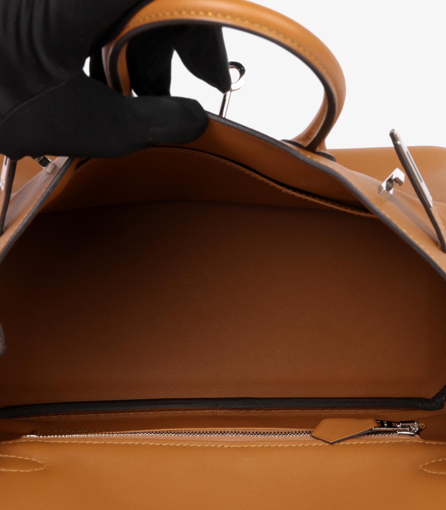 Hermès Bronze Dore Swift Leder Birkin 25cm Retourne 4