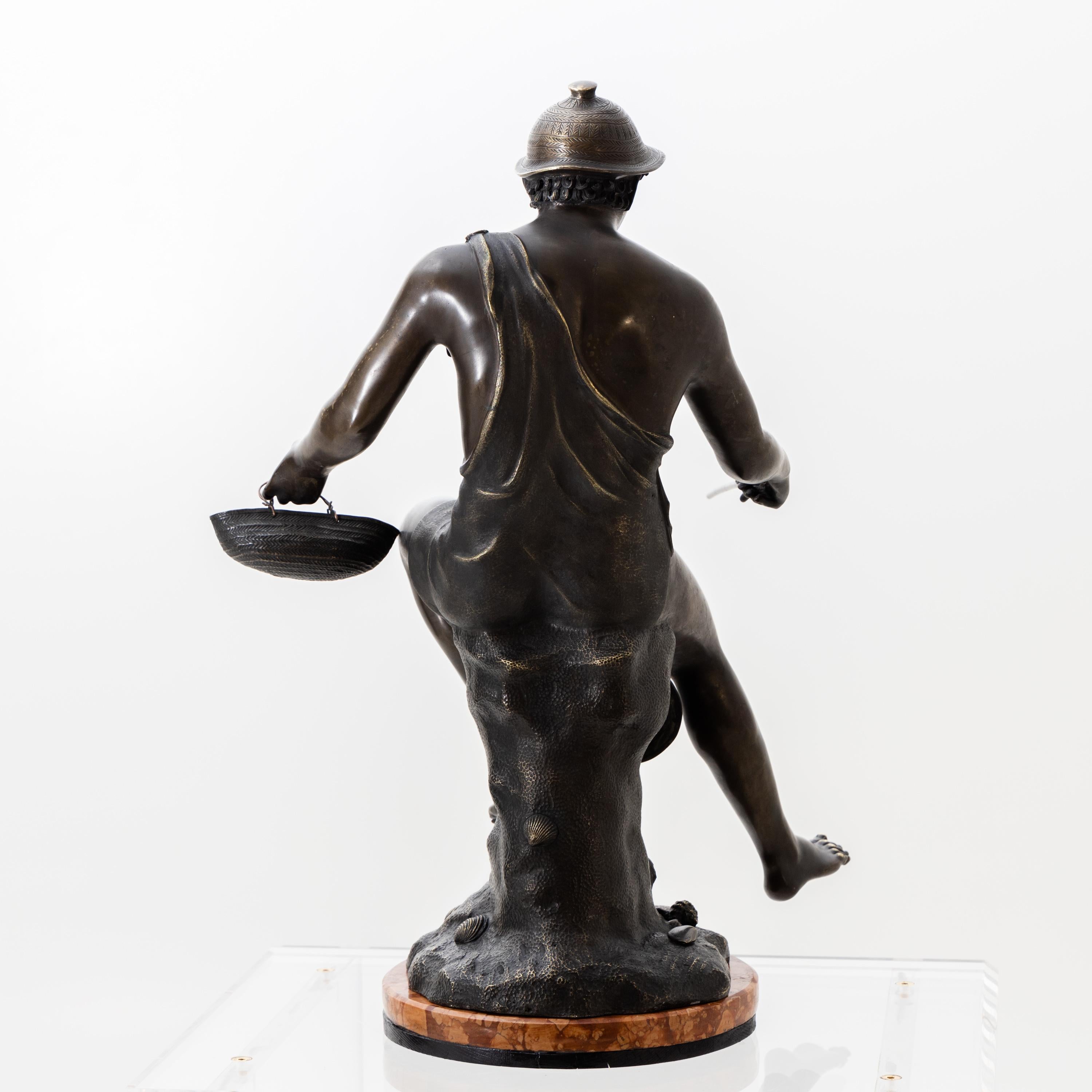 Hermes Bronze, Sig, Sabatino, Italy, 1882 For Sale 4