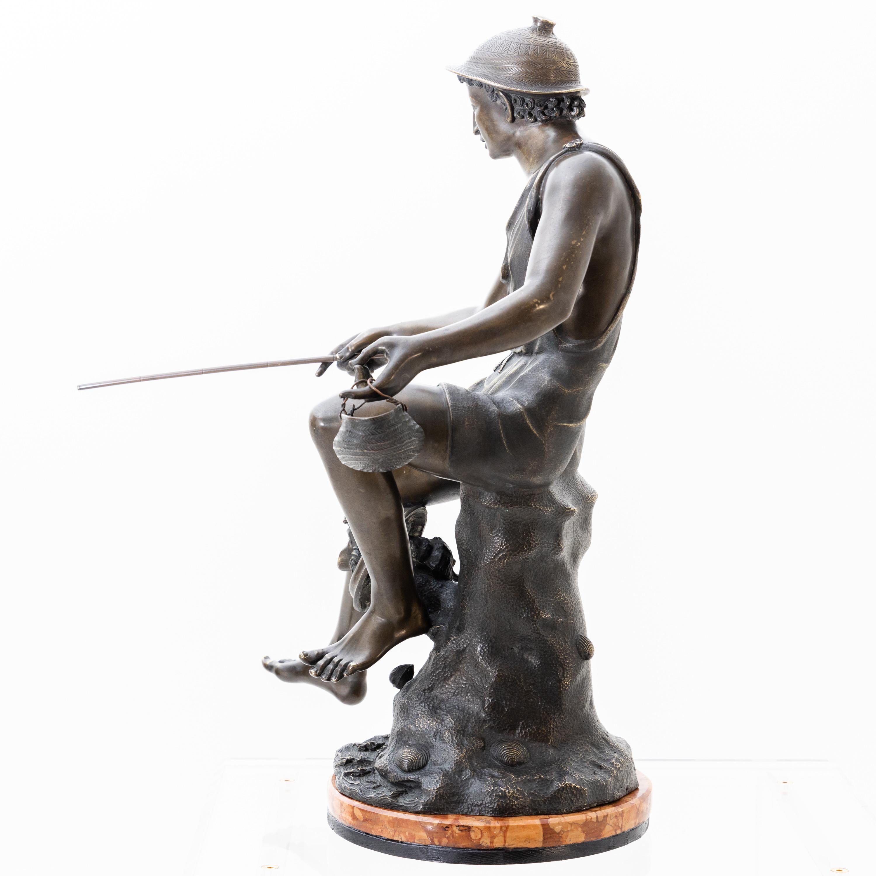Hermes Bronze, Sig, Sabatino, Italy, 1882 For Sale 5