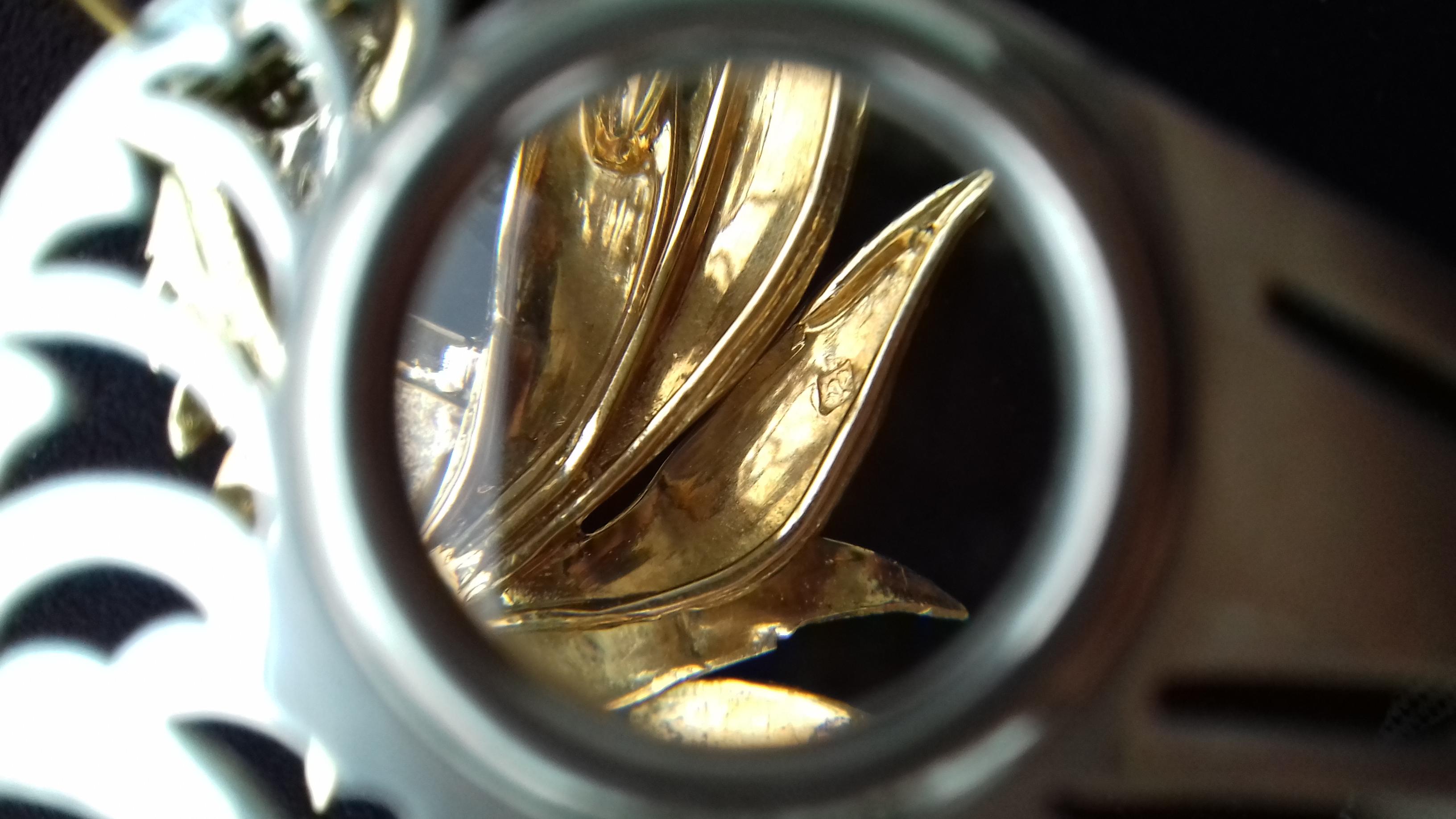 Hermès Brooch In Grey and Yellow Gold Horse Head Numbered Extremely Rare 6