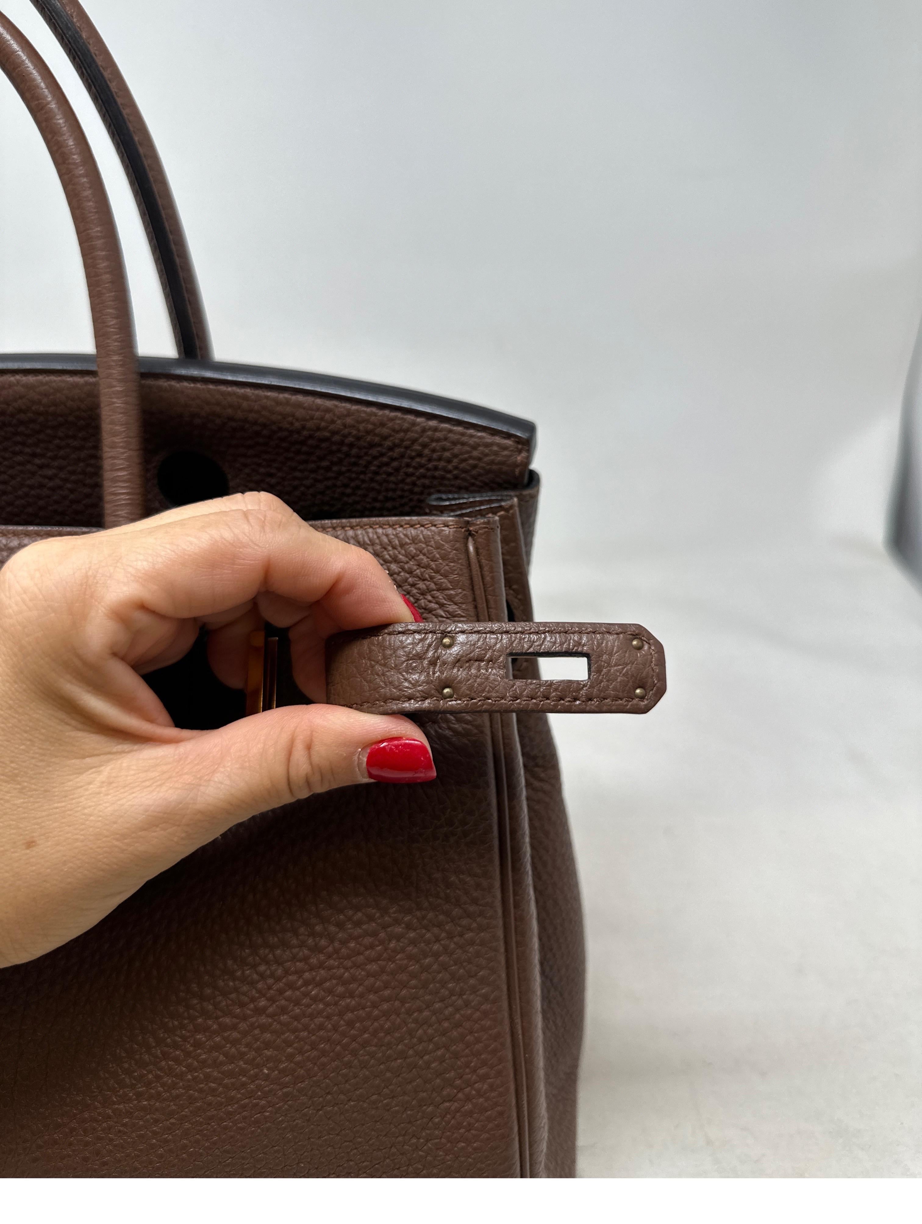 Hermes Brown Birkin 30 Bag 5