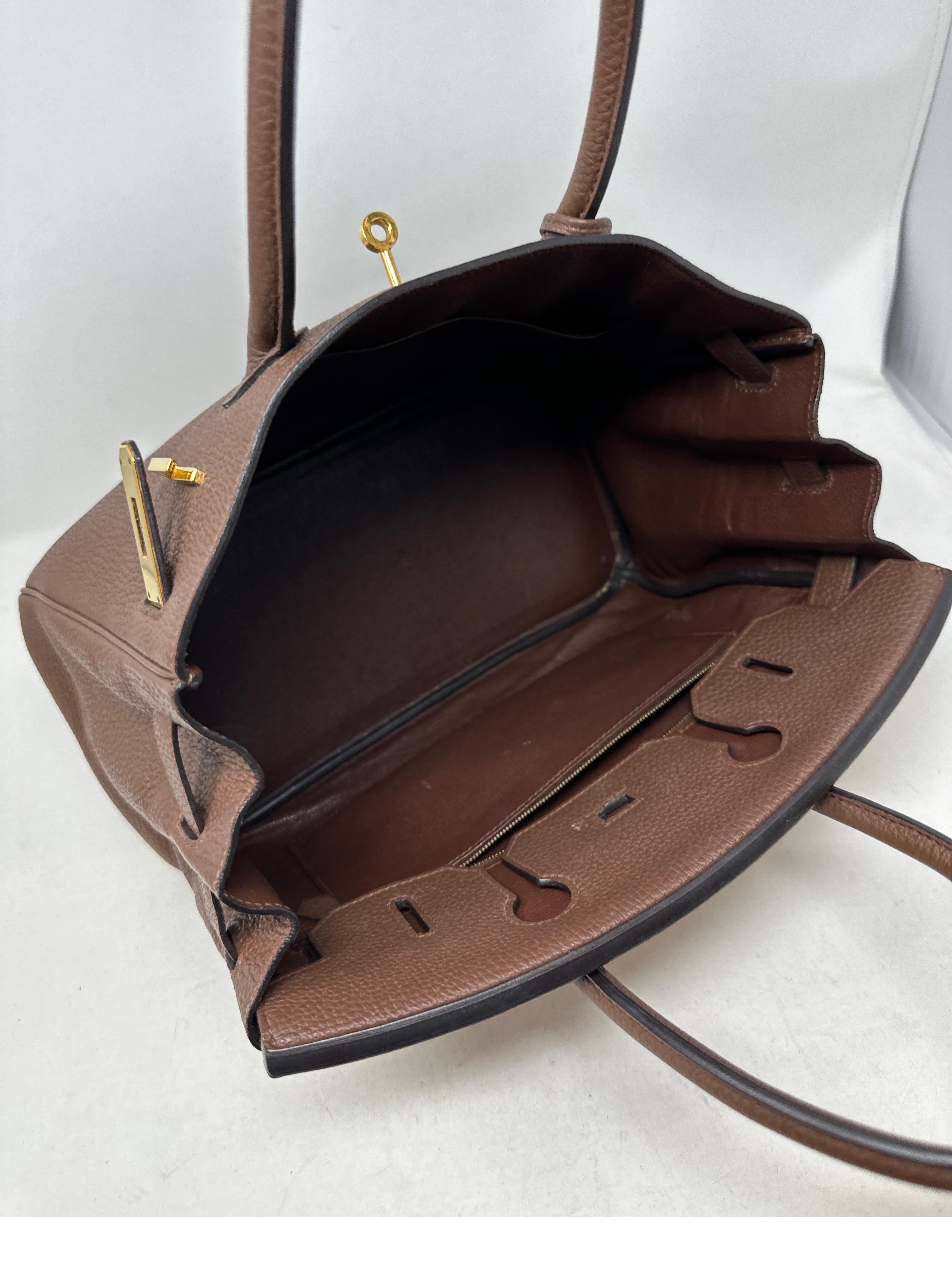 Hermes Brown Birkin 30 Bag 7