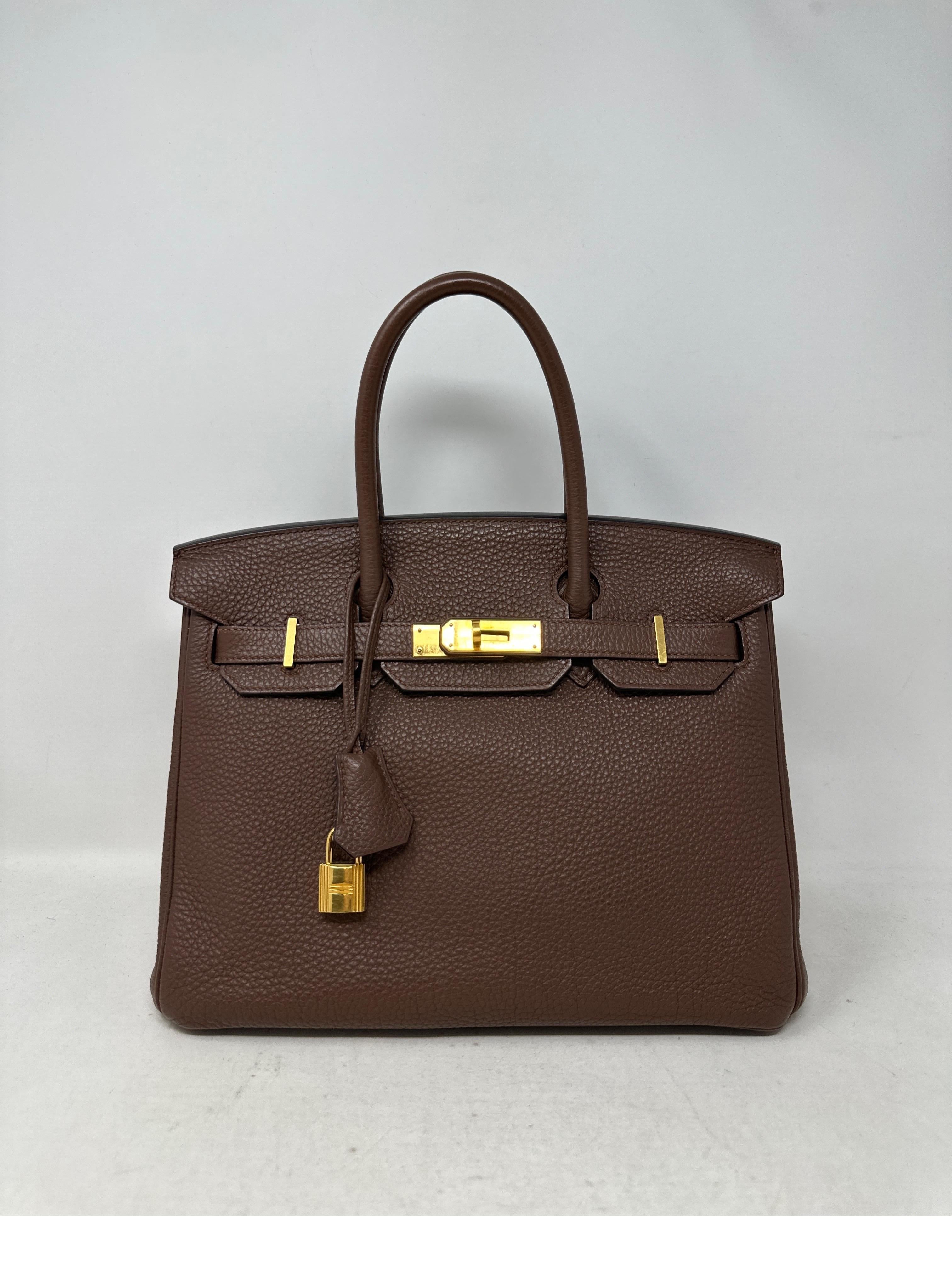 Hermes Brown Birkin 30 Bag 9