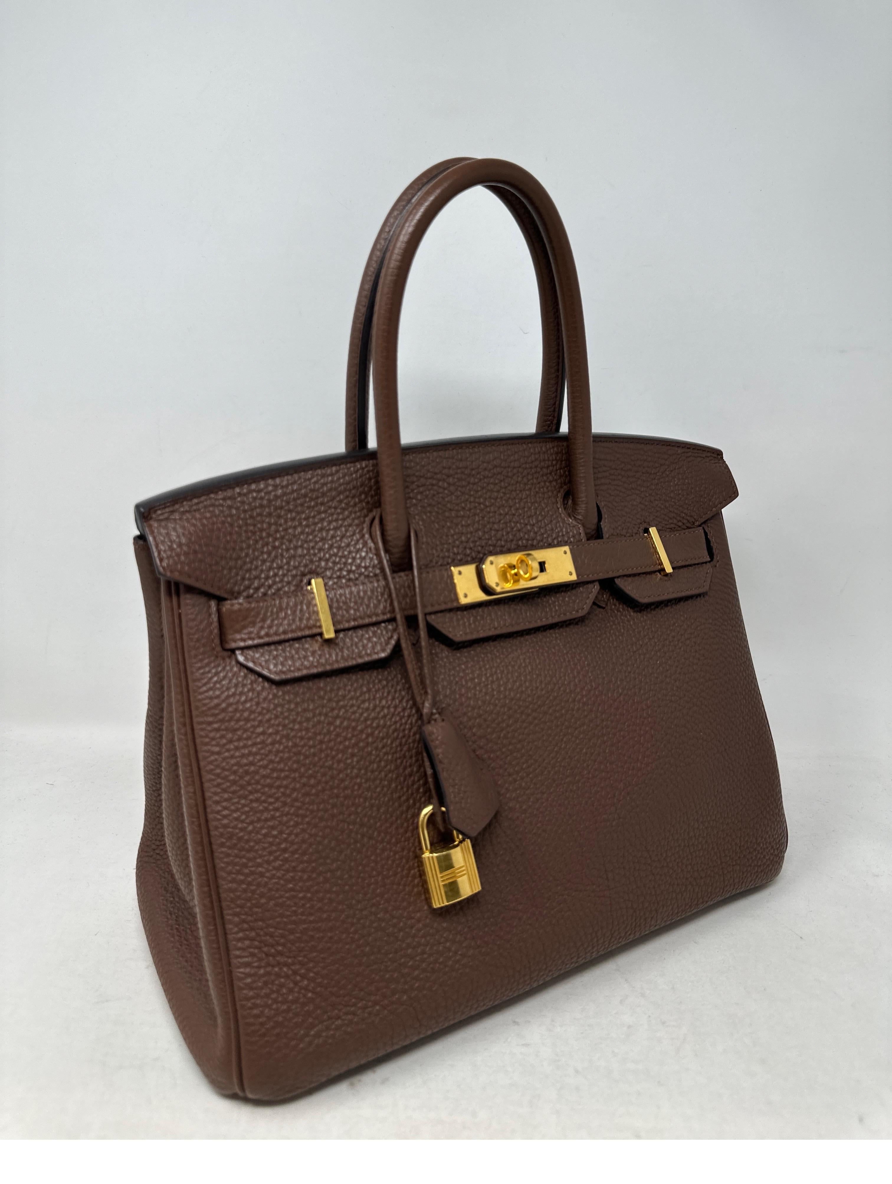 Hermes Brown Birkin 30 Bag 10