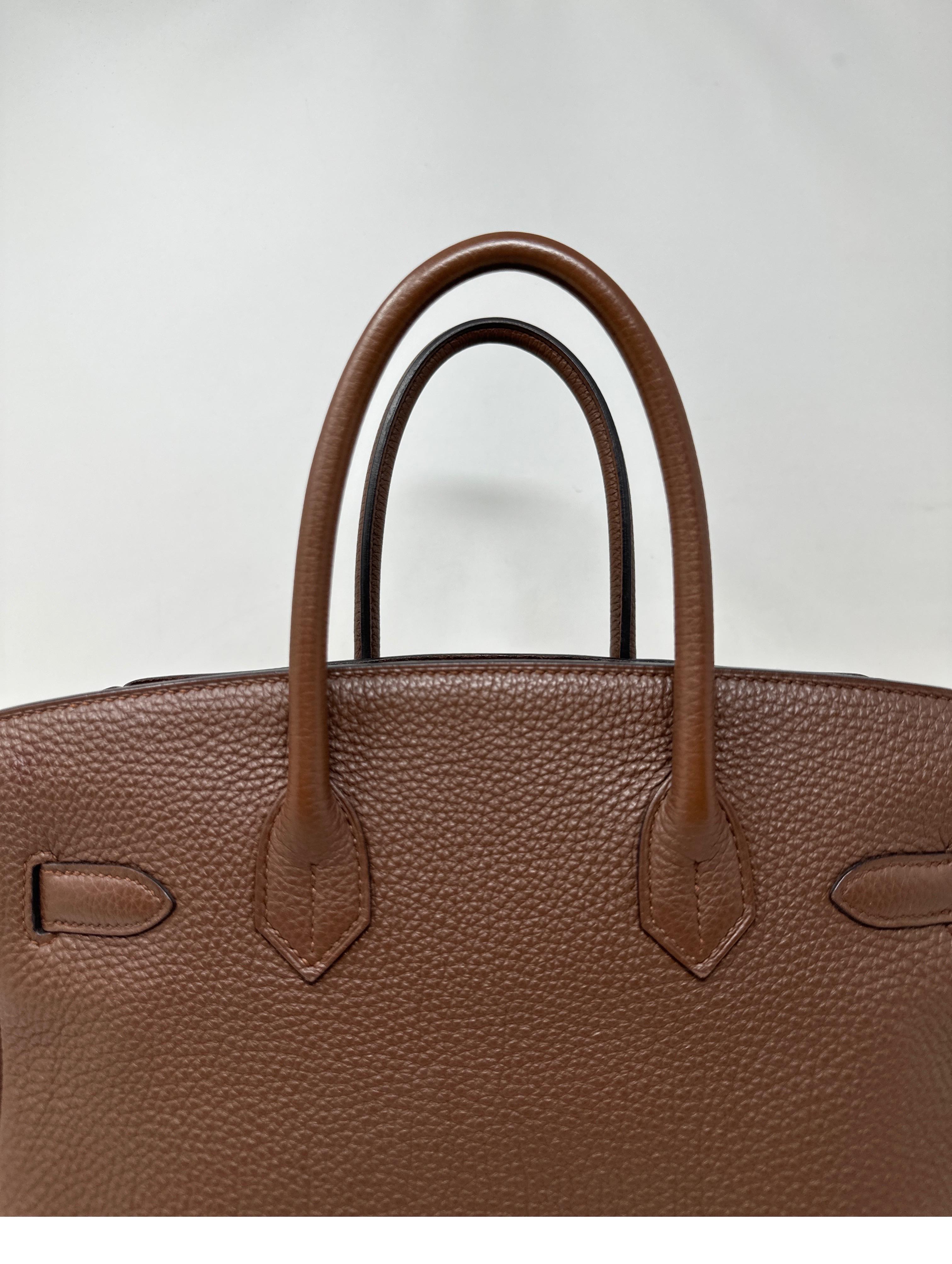Hermes Brown Birkin 30 Bag 1