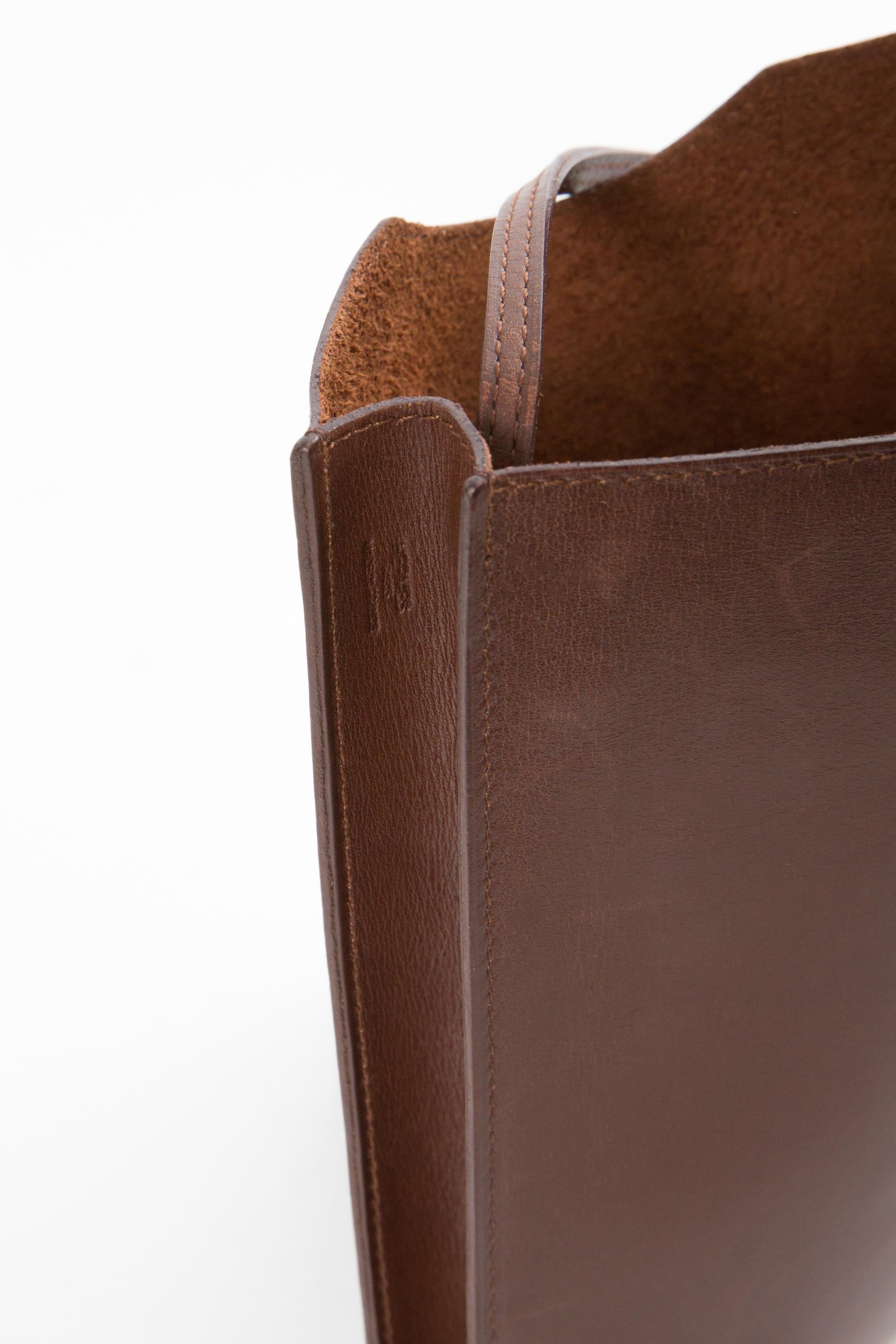 Bolso de hombro Hermes Onimetou de piel en caja marrón en Bueno estado para la venta en Paris, FR