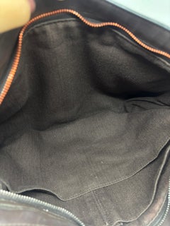 Hermes, pelle di vitello marrone, carovana orizzontale MM Crossbody Tote