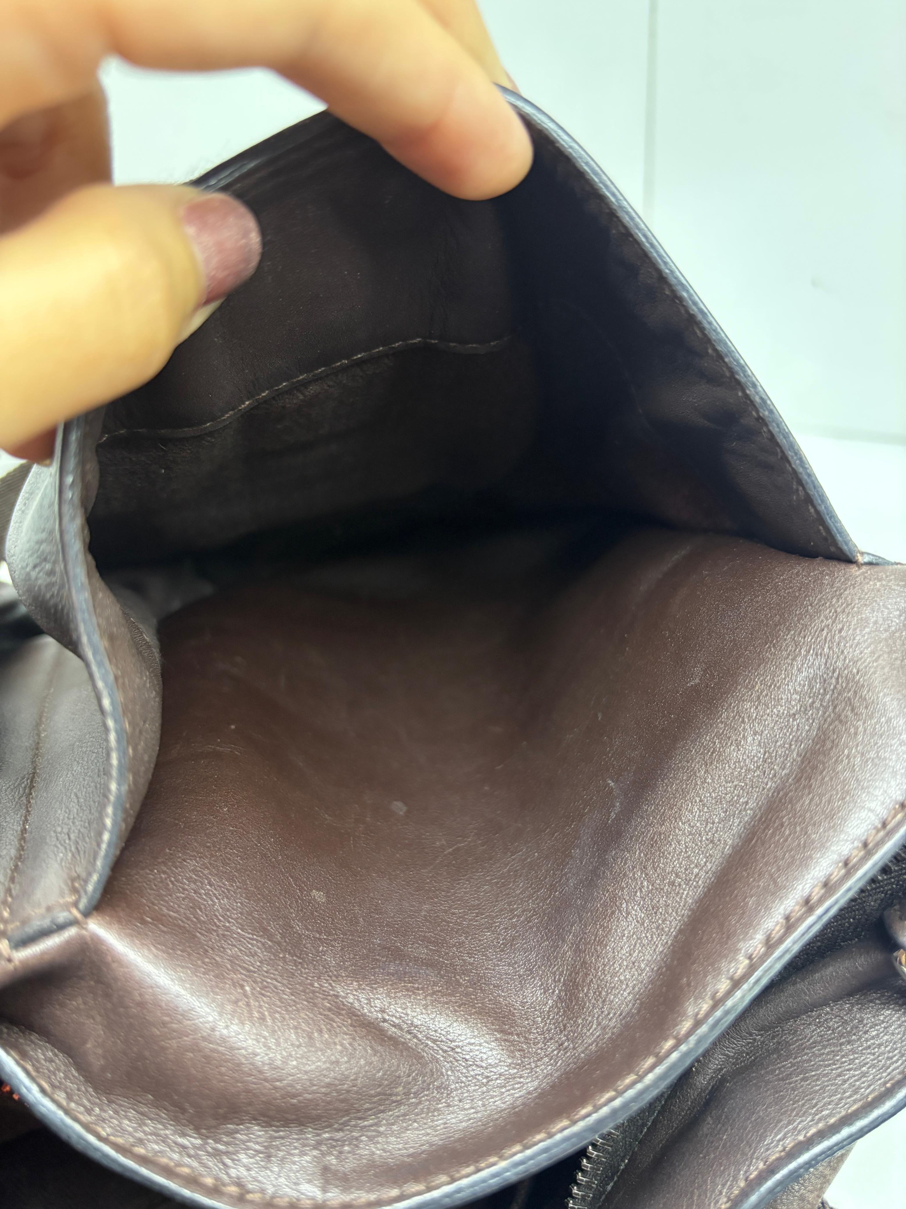 Hermes Brown Calfskin Horizontal Caravan MM Crossbody Tote In Good Condition For Sale In Jakarta, Daerah Khusus Ibukota Jakarta