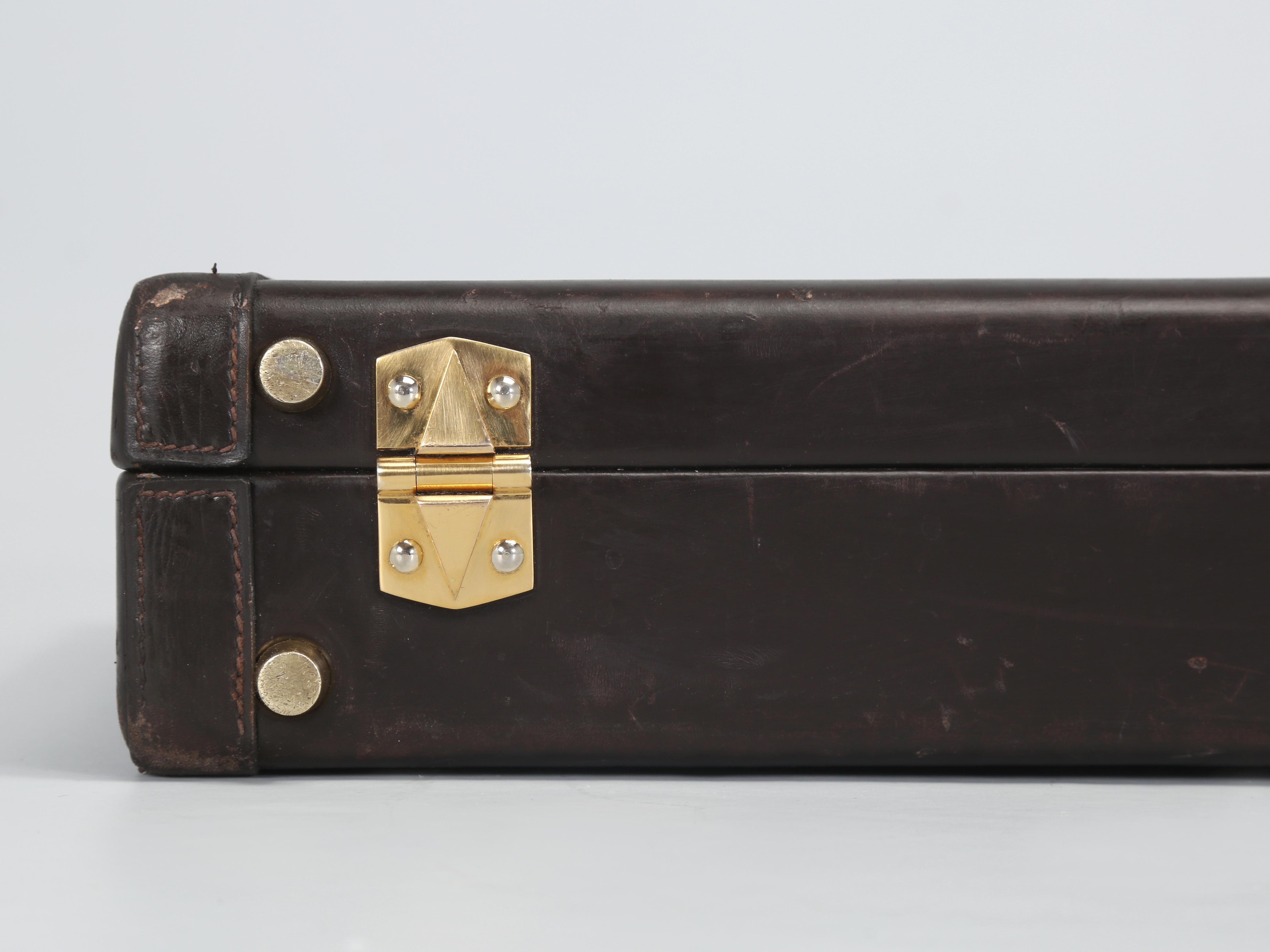 Hermès Brown Calfskin Leather Briefcase or men's Attaché Case 9