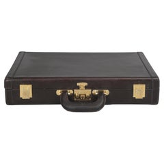 Hermès Brown Calfskin Leather Briefcase or men's Attaché Case