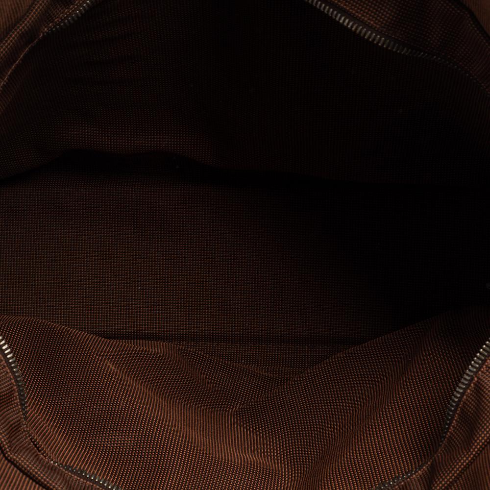 Hermes Brown Canvas Herline GM Tote Bag 2