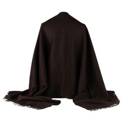 Hermes Brown Cashmere Unisex Scarf