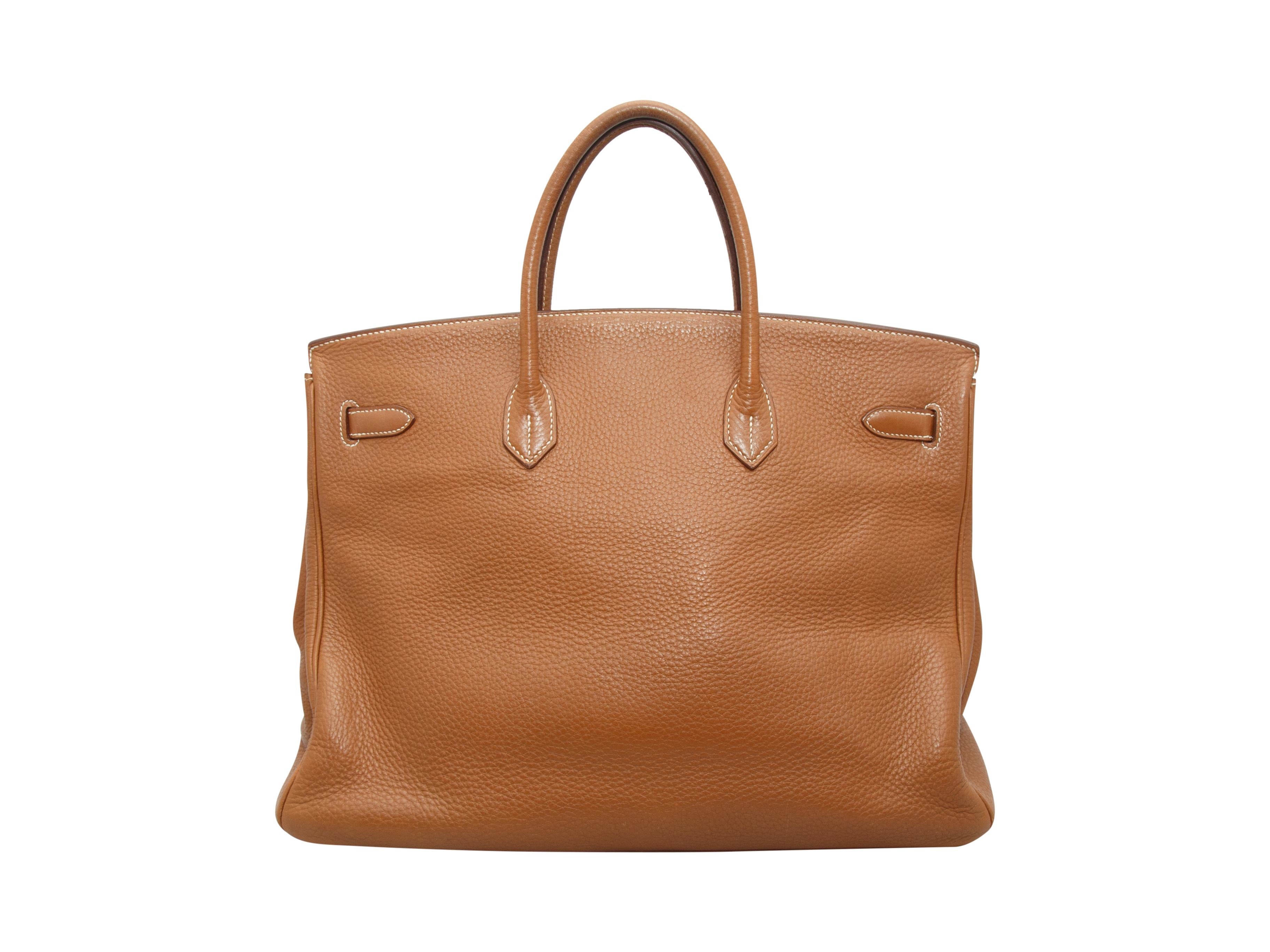 Hermes Brown Clemence Birkin Bag 1