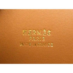 Hermes Brown Cognac Ostrich Cdc Collier De Chien 235007 Belt