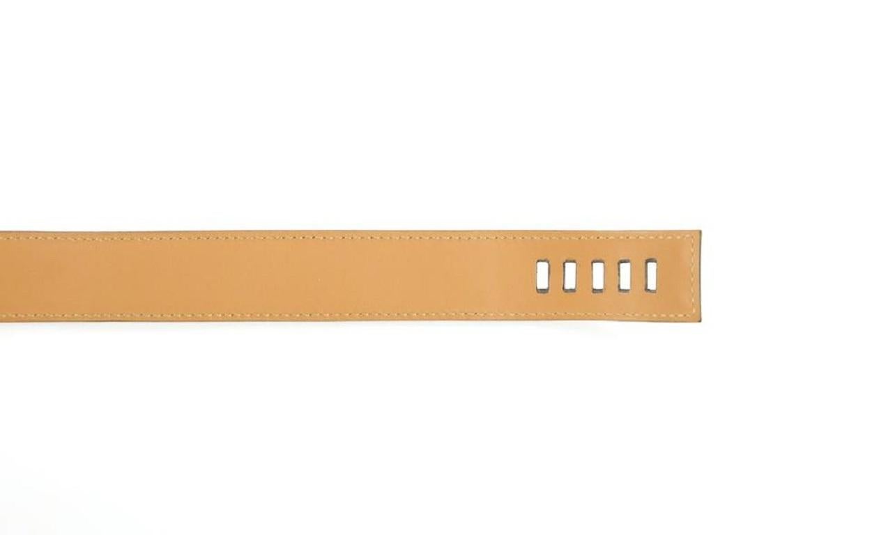 Hermes Brown Collier De Chien Belt For Sale at 1stDibs