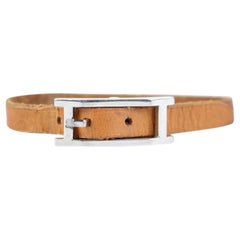 Vintage Hermès Brown H Logo Bracelet 217847 Belt