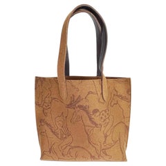 Hermes Brown Karimi Felt MM Shoulder Bag