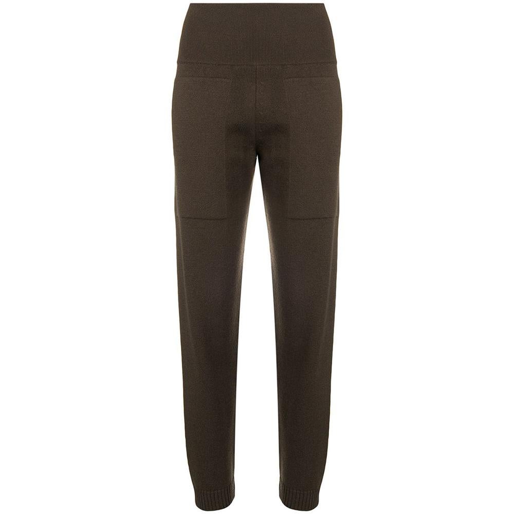 Hermes Brown Knitted Lounge Trousers