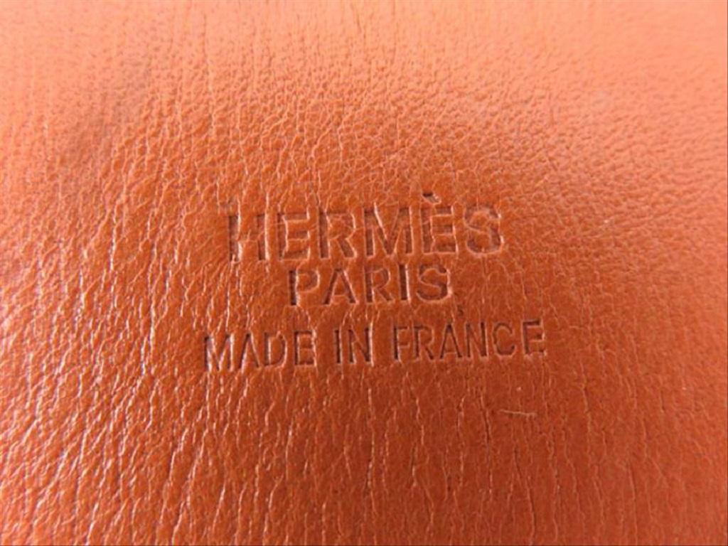 Hermès Brown Leather Bangle 216551 For Sale 2