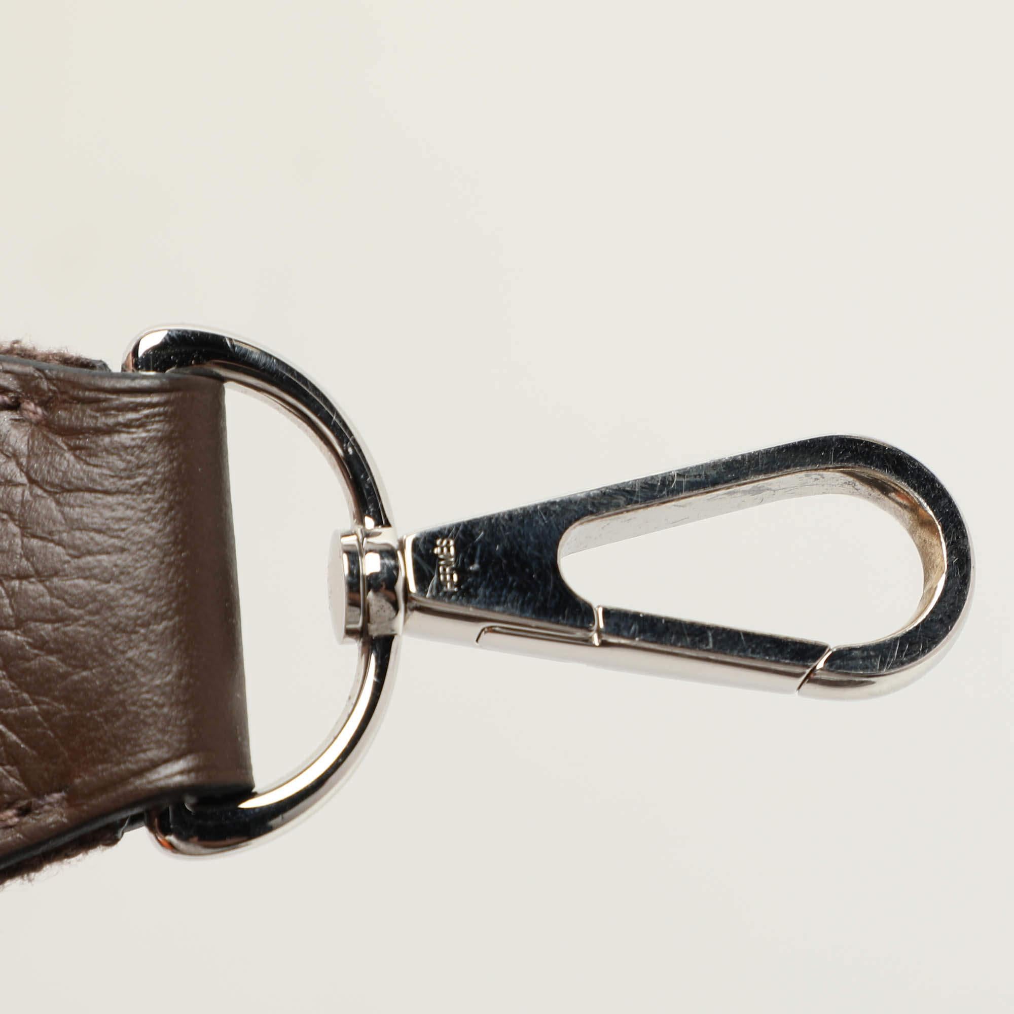 Hermes Brown Leather Evelyne III PM Bag For Sale 3