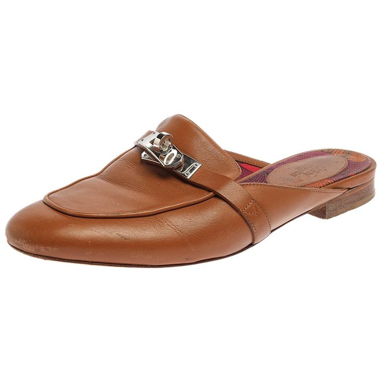 0Z MULE IN BRONZE BROWN LAMBSKIN main image 1