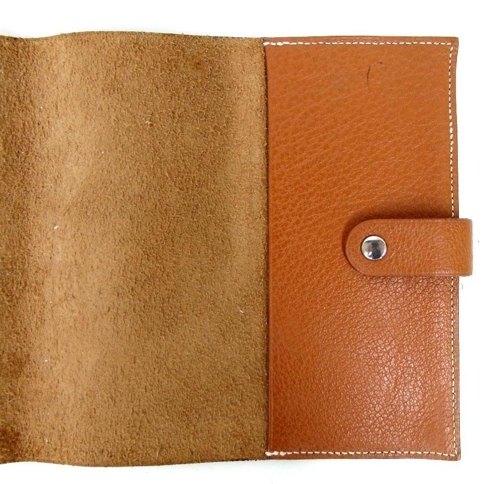 Hermès Brown Leather Notebook Cover 867842 5