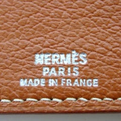 Hermès Brown Leather Notebook Cover 867842