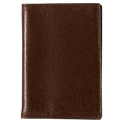 Hermes Brown Leather Notebook Cover