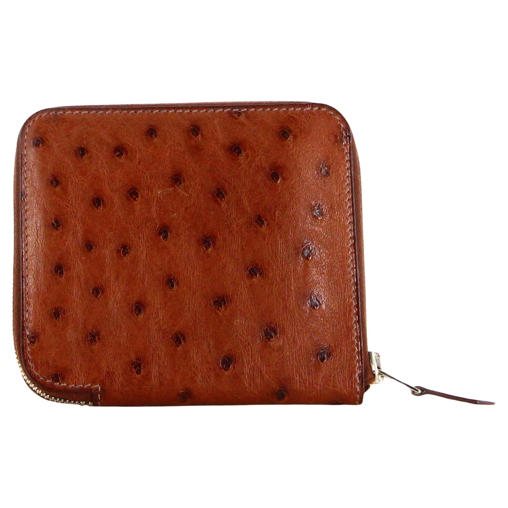 Hermès Brown Leather Purse