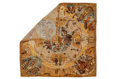 Hermès Brown Mythologies Oliver Scarf